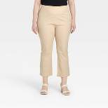 Women's Super-High Rise Slim Fit Cropped Kick Flare Pull-On Pants - A New Day™