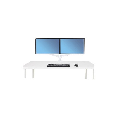 Ergotron LX Dual Side-by-Side Monitor Arm Up to 27 Monitor White 45-491-216