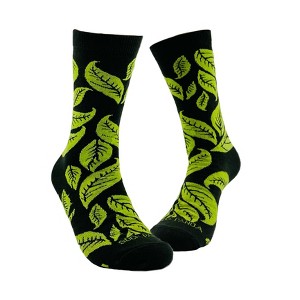 Fall Leaf Pattern Socks the (Women's Sizes Adult Medium) from the Sock Panda - 1 of 4