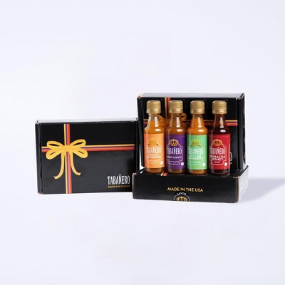 Tabanero Sweet Heat Mini Hot Sauce Gift Set Box