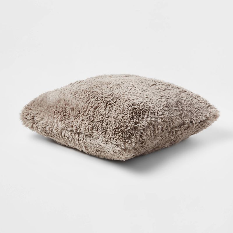 Faux Fur Throw Pillow - Threshold™, 3 of 7