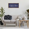 Stupell Industries Welcome Happy Place Black Framed Floater Canvas Wall Art - 2 of 4