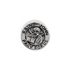 Black Bow Jewelry Saint John Pray for Us Cylinder Bead Charm in Antiqued Sterling Silver - 2 of 4