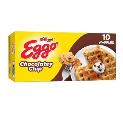Kellogg's Eggo Chocolatey Chip Frozen Waffles - 12.3oz/10ct