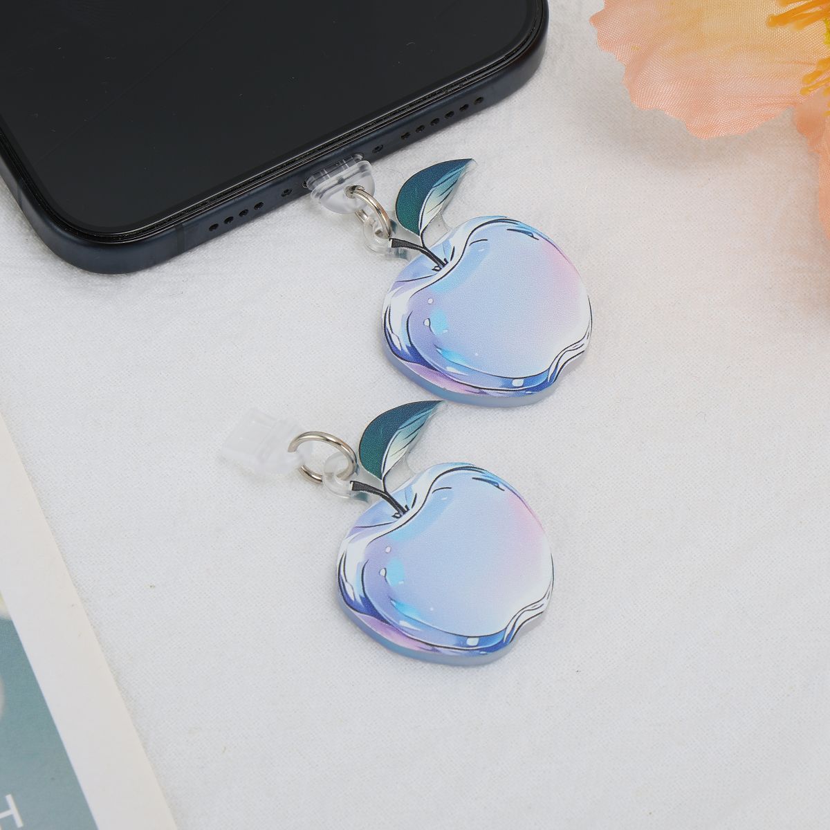 Unique Bargains Fruit Dust Plug Charm for Type-C 2 Pcs - thumbnail 8