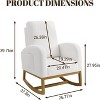 Acekool Upholstered Rocking Chair - 3 of 4