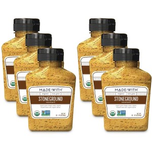 Made With Organic Stoneground Mustard - Case of 6/9 oz - 1 of 4