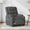 vidaXL Electric Massage Recliner Chair Dark gray - 2 of 4