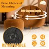 GYIIYUO 47" Giant Bean Bag Chair for Adults - Comfy Plush Shell Soft Accent Chair, Oversized Cozy Lounge Floor Sofa Reading Chair - 4 of 4