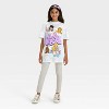 Girls' One Piece Oversized Short Sleeve Graphic T-Shirt - 4 of 4