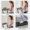Lifepro Compact Walking Pad Treadmill ? 3-in-1 with Removable Desk, Bluetooth App & Incline ? For Walking, Jogging & Running at Home/Office - 2 of 4