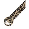 INSPIRE CHIC Womens Leopard Printed Retro 1.5" Width Wide Faux Fur Leather Round Buckle Waist Belts 1Pc - 2 of 4
