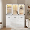 Famapy Multifunctional White Pet Furniture for Cats Built - in Climbing Shelf, Ideal for a Cozy and Tidy Home - 2 of 4
