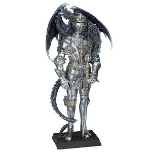 Design Toscano Sir Lancelot and the Gothic Dragon Statue - 1 of 4