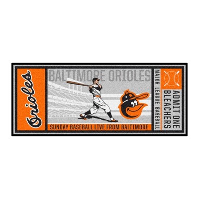 MLB Baltimore Orioles 1975 30"x72" Retro Ticket Runner Mat