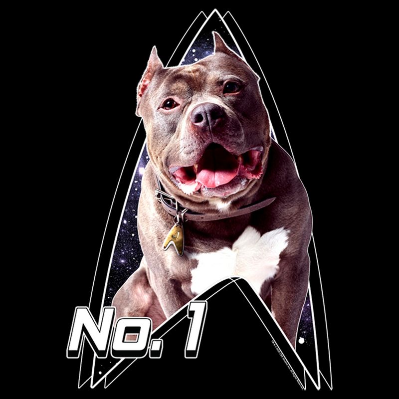Men's Star Trek: Picard Number One Dog T-Shirt, 2 of 6