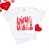 Simply Sage Market Women's Love Vibes Stars Short Sleeve Garment Dyed Tee - 3 of 4