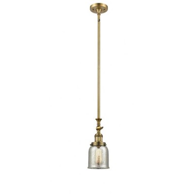 Bell - 1 Light Stem Hung Tiltable Mini Pendant In Industrial Style-14 Inches Tall and 5 Inches Wide