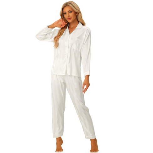 Womens Sleepwear Lounge Cute Print Nightwear with Pants Long Sleeve Pajama  Set