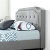 Zinus Queen Kellen Upholstered Platform Bed Frame Light Gray : Steel Frame, No Box Spring Needed, 5-Year Warranty - 3 of 4