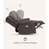 TROPOW Oversized Electric Power Recliner Chair with Heat & Massage - 360° Swivel Rocker Recliner for Living Room, PU Leather Recliner - 4 of 4
