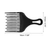Unique Bargains Afro Hair Pick Comb Hair Fork Comb Hairdressing Styling Tool for Curly Hair for Men Women Plastic - 2 of 4