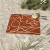 Nadja Abstract Face Sketch 4 Picnic Blanket - Deny Designs - 3 of 3