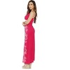 Puff Print Crochet Strap Maxi Dress - 2 of 2
