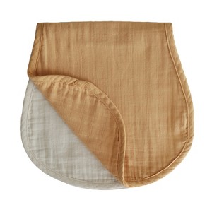 Mushie Organic Cotton Muslin Burp Cloth 2-Pack - 1 of 4