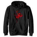 Boy's The Batman Red Shadows Pull Over Hoodie