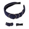 Unique Bargains Women's Elegant Ring Cross Stitching Wide Hairband 6.30"x5.51" 1 Pc - 3 of 3
