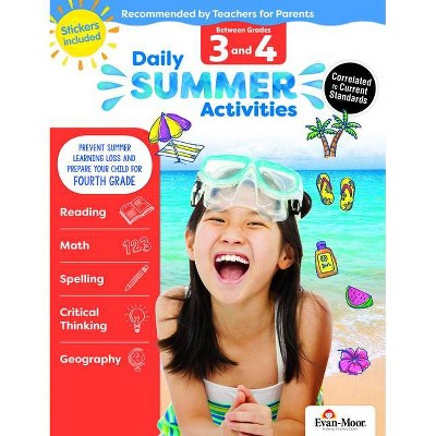 Daily Summer Activities - by  Evan-Moor Educational Publishers (Paperback)