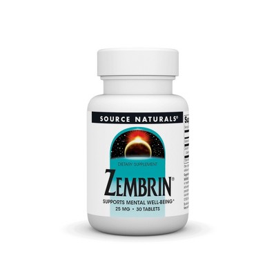 Zembrin 25mg by Source Naturals, Inc.  -  30 Tablet