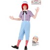 HalloweenCostumes.com Men's Raggedy Andy Halloween Costume with Wig and Matching Hat | Adult Raggedy Andy Outfit - 4 of 4