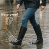 Alpine Swiss Reya Womens Waterproof Mid Calf Rain Boots | Tall Rubber Garden Boots | Anti-Slip Outdoor Work Mud Boot | Wellington Boots Rain Shoes - 2 of 4
