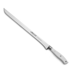 Arcos Riviera Blanc Flexible Ham Slicer White: 12" Stainless Steel Blade, Forged Carving Knife, POM Handle, Hand Wash - 1 of 4
