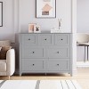 7 Chest of Drawer Dresser, Modern and Stylish Dresser, Deep Drawers and Nickel Round Handle, Wood Organizer Dresser with Ample Storage - 3 of 4