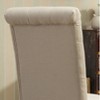 Dolonm Set of 2 18" W x 26" D Upholstered Tufted Parsons Dining Chair with Solid Wood Legs & High Back for Kitchen/Living Room - 3 of 4