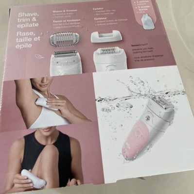 Braun Silk-epil 5-620 3-in-1 Women's Cordless Wet & Dry Epilator + 4 Extra  Accessories