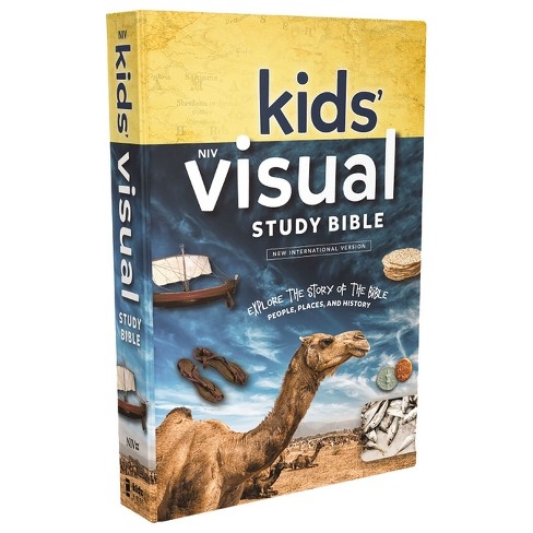 Niv, Kids' Visual Study Bible, Hardcover, Blue, Full Color Interior ...