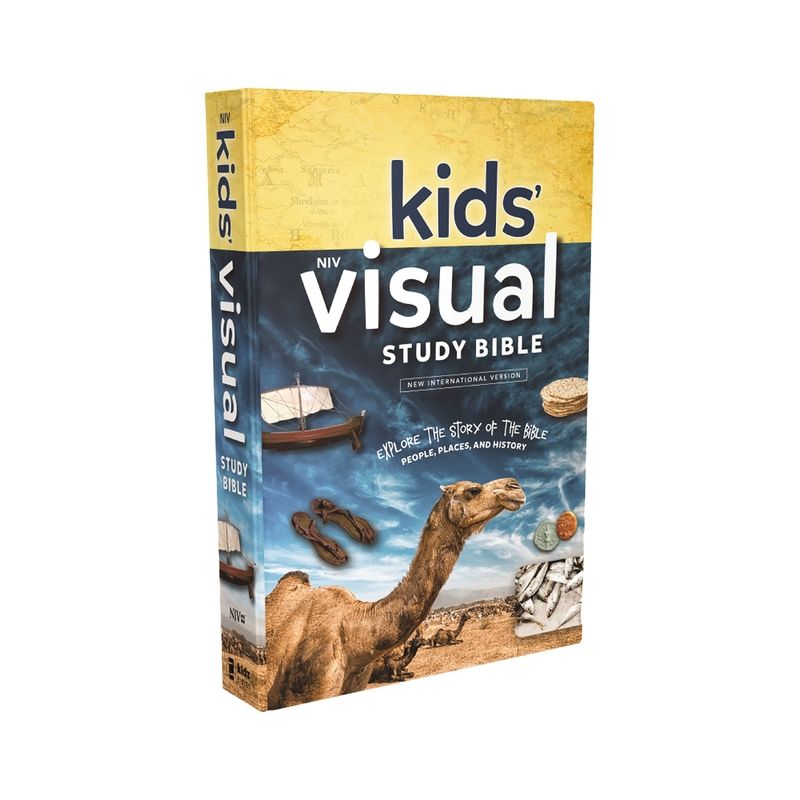 Niv, Kids' Visual Study Bible, Hardcover, Blue, Full Color Interior - by  Zondervan, 1 of 2