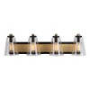 Artcraft Lighting Treviso 4 - Light Vanity in  Black/Brass - 2 of 3