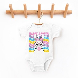 The Juniper Shop Bubble Gum Bunny Wavy Baby Bodysuit - 1 of 2