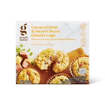Ham & Swiss Cheese Frozen Omelet Cups - 5.4oz/4ct - Good & Gather™