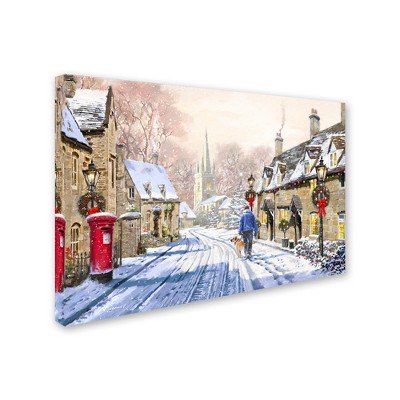 Trademark Fine Art -The Macneil Studio 'Christmas Village x2' Canvas Art