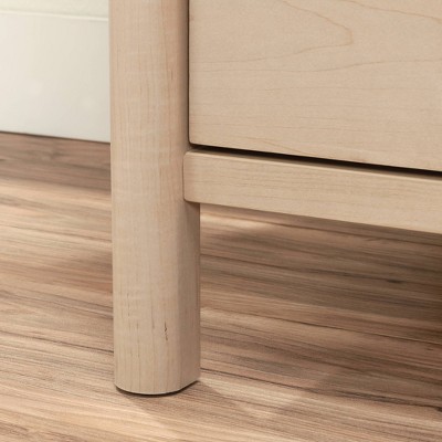 Natural Maple 2-Drawer Lockable Lateral File Cabinet