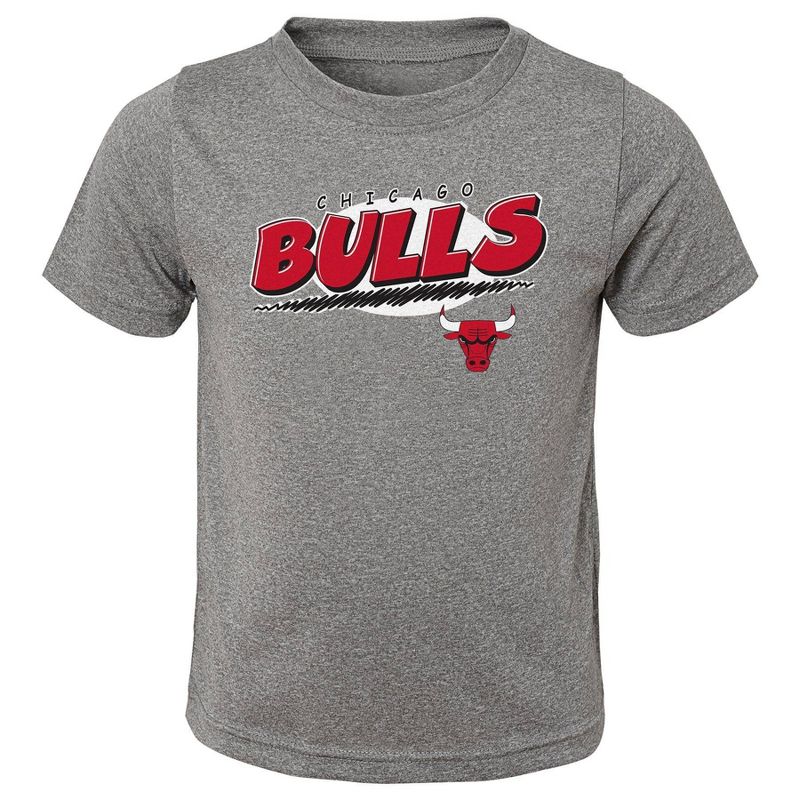 NBA Chicago Bulls Toddler 2pk T-Shirt, 2 of 4