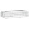 vidaXL Rabbit Cage/Animal Playpen-Outdoor Pet Enclosure/Galvanized Iron - Silver, 86.6"x43.3"x21.7", Spacious & Ventilated Design - 4 of 4
