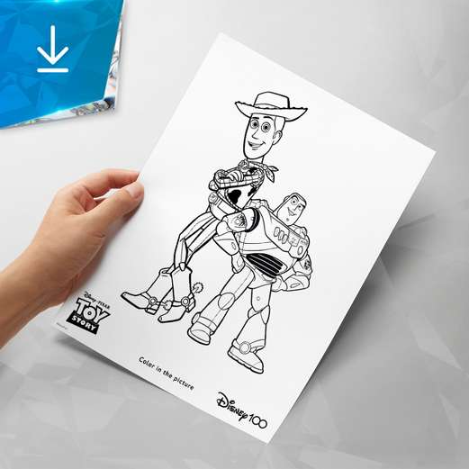 Pixar Coloring Page 1