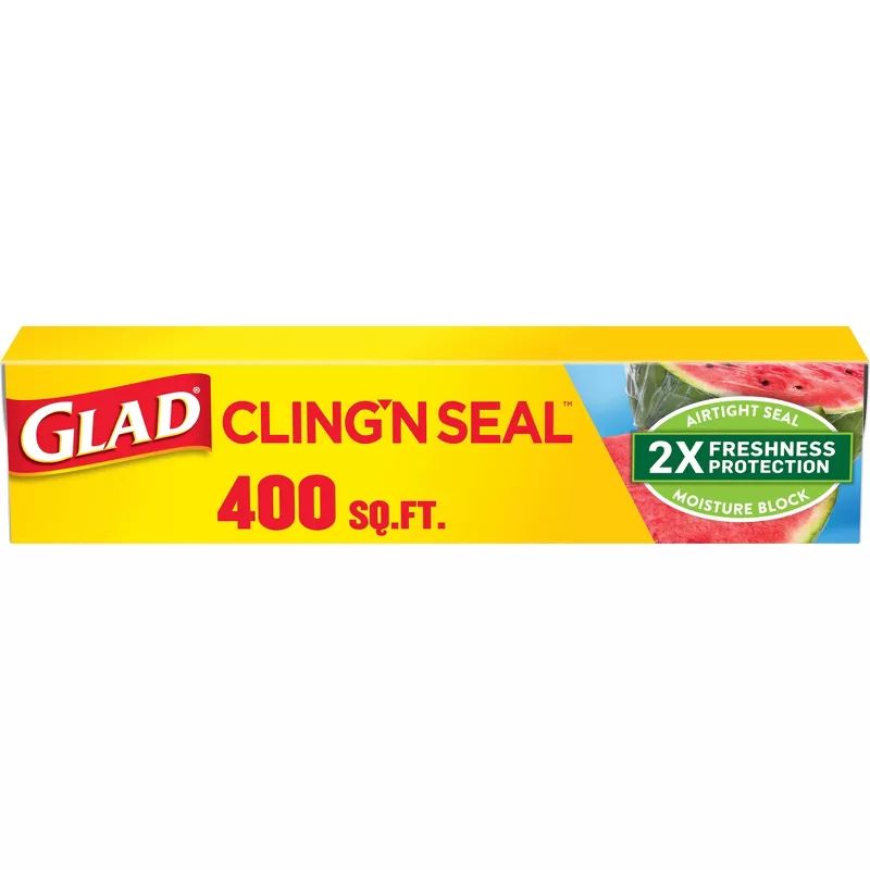  Glad Cling Plastic Wrap, 400 ft. roll : Health & Household